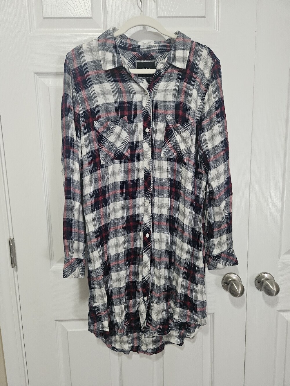 Rails Plaid Shirtdress Tunic L